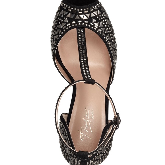 Black Thalia Sodi Women's Chace Embellished Platform Pumps - Picture 7 of 10